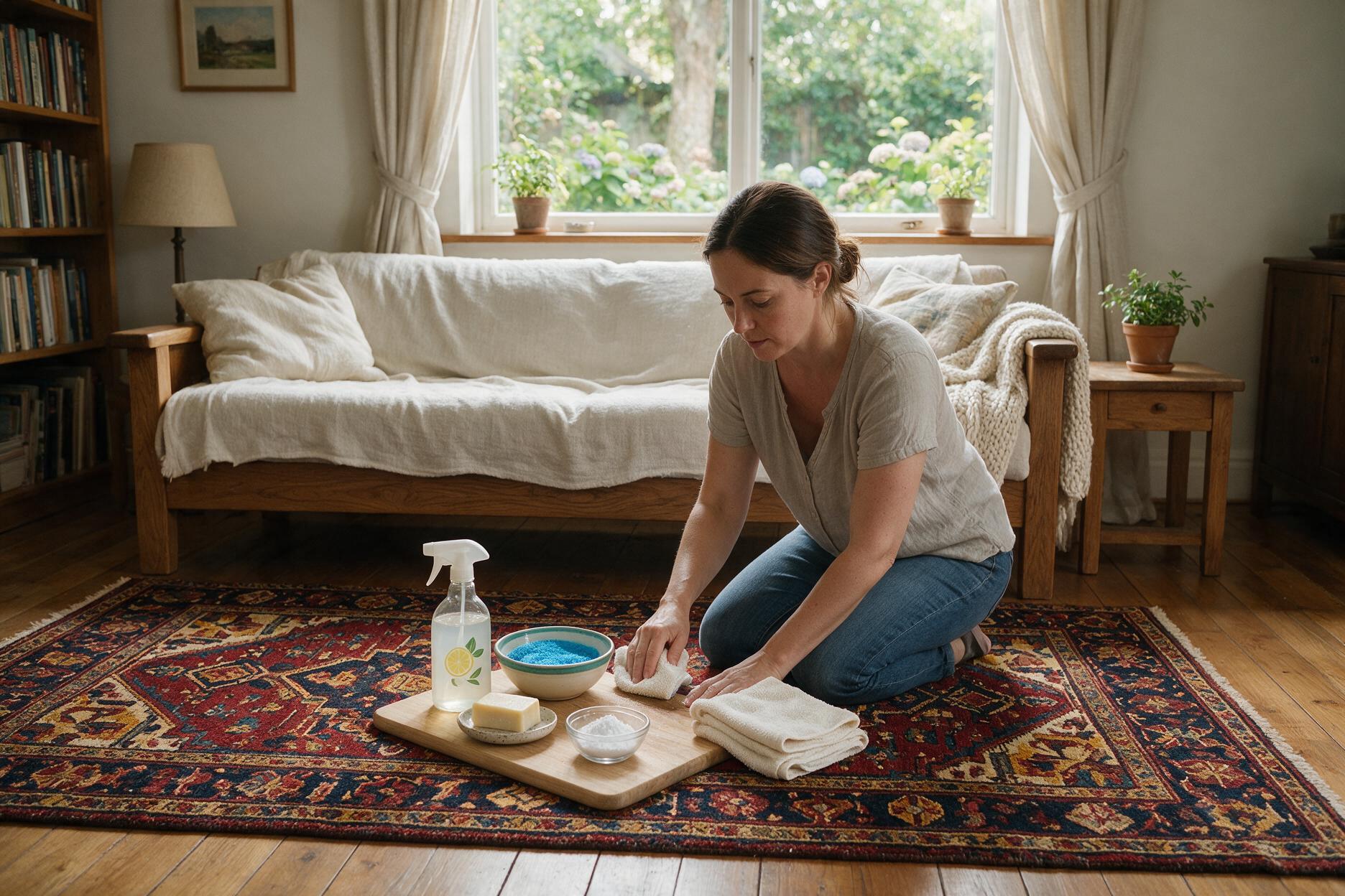 How to Clean and Care for a Natural-Fiber Hand-Knotted Rug (It Is Easier Than You Think)
