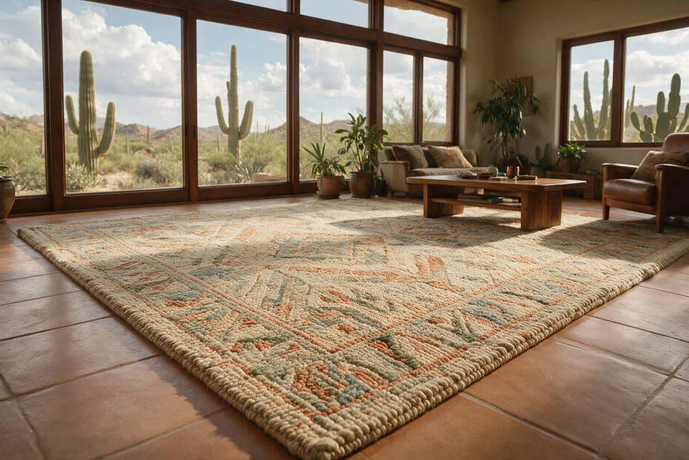 Caring for a Hand-Knotted Wool Rug Through Arizona's Dry Heat and Monsoon Season in Scottsdale