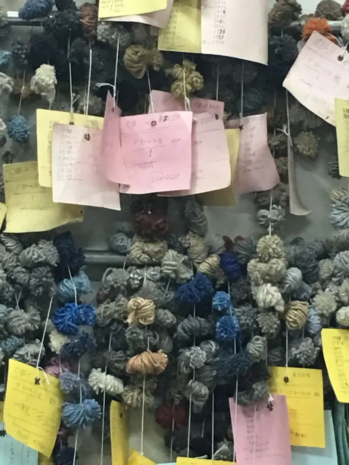 Yarns Hanging on the Wall